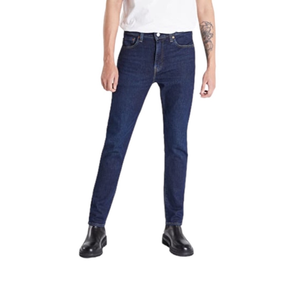 Levis 510 skinny jeans. Size: 16 regular. Color: dark blue.